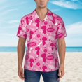 thumbnail image 4 of Balery Poodle Dog Print Men's Hawaiian Shirts Short Sleeve Beach Shirt Relaxed Fit Vacation Button Down Shirts-X-Large, 4 of 9