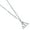Silver, variant on Deathly Hallows Silver Plated Pendant Necklace