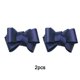 thumbnail image 3 of Guardurnaity 2 pack/lote DIY parches de lazo anudado a la moda y elegante decoración de zapatos zapatos decoración encantos Accesorios de calzado Azul oscuro, 3 of 6