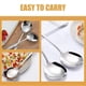 thumbnail image 2 of 2 cucharas grandes para servir buffet de acero inoxidable con mango largo para servir banquetes, 2 of 3
