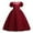 Red, variant on Zpanxa Toddler Girls Puff Sleeve Princess Dress, Little Girls Party Wedding Dress, Short Sleeve Net Gauze Dress, Kids Pageant Flower Girl Dress, Birthday Christmas Gifts for Girls Blue (3-4 Years)