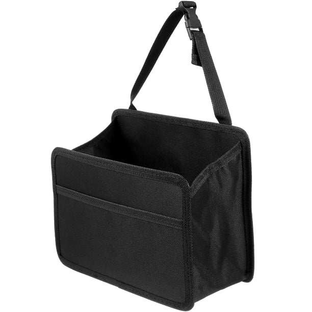 Organizador de asiento trasero para coche, organizador de almacenamiento colgante, cubo de basura interior, caja organizadora plegable para coche