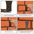 thumbnail image 6 of BCLONG 8PCS Brick Hook Clips For Hanging Heavy-Duty Brick Wall Hooks Without Drilling, 6 of 11