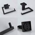 thumbnail image 1 of SWETRACE Soporte Negro De Papel Con Sencillo Y Material Metálico Para Almacenamiento En Cocina Y, 1 of 7