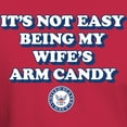 thumbnail image 3 of CafePress - U.S. Navy Being My Wife's Arm Candy Dark T Shirt - Men's Classic Graphic Cotton T-Shirt, 3 of 4