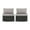 Gray/Light Gray, variant on GDF Studio Avianna Outdoor Wicker Armless Club Chair with Cushions, Set of 2, Gray, Light Gray