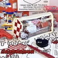 thumbnail image 4 of Hello Kitty Red Pencil Case Transparent Anime Cartoon Cat Large Capacity Simple Stationery Storage Bag Kawaii Pouch Organizer, 4 of 7