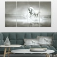thumbnail image 3 of Designart 'White Horse Running in Water ' Animal Canvas Art Print, 3 of 3