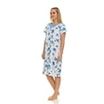 thumbnail image 5 of JEFFRICO Nightgowns for Women - Short Sleeve Soft Womens Nightgowns & Sleepshirts - Round Neck Pajamas Dress for Lounging, Sleeping & Casual Wear, 5 of 11