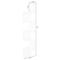 thumbnail image 4 of 5 Tier Wall Mount Corner Shelf, Black, 4 of 4