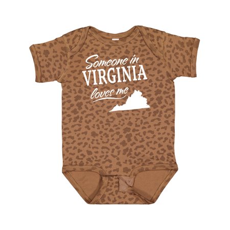 

Inktastic Someone in Virginia Loves Me Gift Baby Boy or Baby Girl Bodysuit