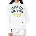 thumbnail image 4 of Women's G-III 4Her by Carl Banks White Green Bay Packers City Graphic Team Fleece Pullover Hoodie, 4 of 5