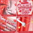 thumbnail image 4 of Red Theme Galentine's Day Banner Pink Heart Display Heart Pattern Cherry Decoration Sweet Backdrop for Galentine's Party Girls' Gathering Friendship Celebration, 4 of 7