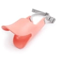 thumbnail image 1 of Bozal de silicona para perro, a prueba de mordeduras, cómodo, con forma de boca de pato, para entrenamiento canino, rosa, talla S, 1 of 2