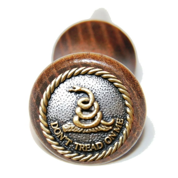 Custom Don't Tread On Me wine bottle stopper