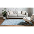 thumbnail image 4 of Unique Loom Matrix Trellis Dots Rug Blue/Light Blue 5' x 8' Rectangle Geometric Coastal Perfect For Living Room Bed Room Dining Room Office, 4 of 8