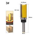 thumbnail image 4 of Juego de brocas para enrutador con patrón de acabado, fresa para carpintería, vástago, juego de brocas para corte al ras, 4 of 5