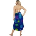 thumbnail image 3 of HAPPY BAY Women's Wraps Summer Long Pareos Vacation Skirt Bathing Suit Cover-Up Beach Dress Bikini Sarong Swimwear for Women One Size Fish, Blue, 3 of 3