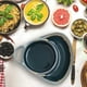 thumbnail image 5 of Tazón de cerámica para sopa y acompañamiento, cuencos divididos para patatas fritas y salsa, cuenco para cereales, cuencos para mojar pan, platos para ensalada, desayuno y sándwich, ideal para el, 5 of 7