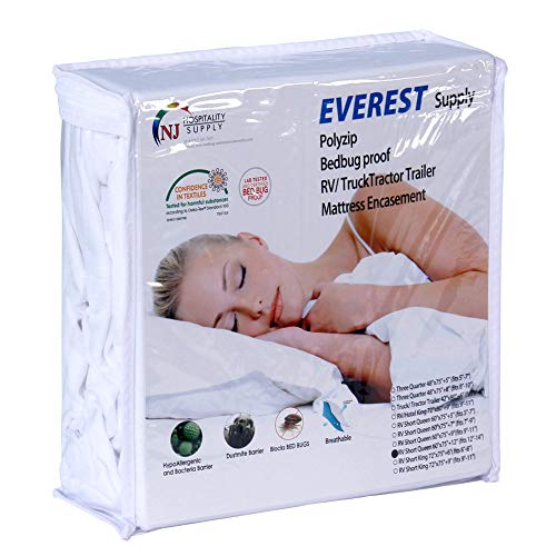 Premium Mattress Encasement Waterproof Bedbug Proof Hypoallergenic