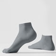 thumbnail image 4 of Juorvia 6 Pairs Mens Cotton Ankle Socks Thin Breathable Stretchy(Free Size,Multicolor), 4 of 6