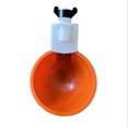 thumbnail image 1 of Paquete de 6 vasos de agua de pollo automáticos grandes azules y naranjas, vasos de agua de pollo adecuados para patos, gansos, pavos y conejos, aves de corral, 1 of 5
