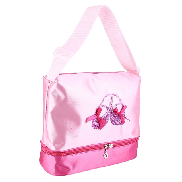 Bolso de ballet para niñas, bolso de hombro con lentejuelas para bailarinas infantiles