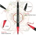 thumbnail image 5 of Dual Tip Brush Pens, 80 Colors Art Markers for Adults and Kids, Fine and Brush Tips, Coloring Markers for Coloring Book Bullet Journaling Note Taking Hand Lettering, 5 of 6