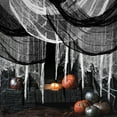 thumbnail image 5 of Sylvtty Halloween Gauze Cloth Creepy Blood/Black/White Fabric Gauze for Haunted House Outdoor Indoor Yard Halloween Decoration, 5 of 7