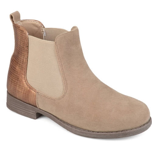 girls suede chelsea boots