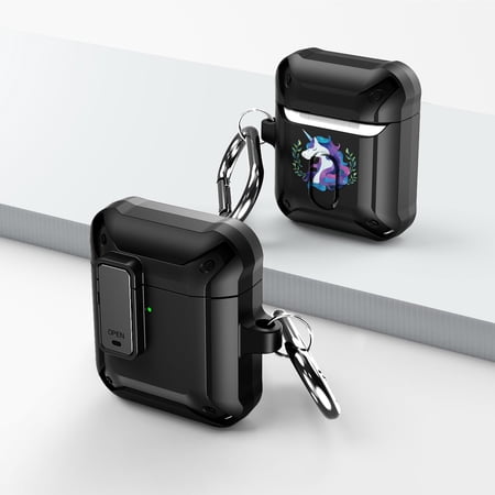 Duo Shield Secure Lock Designed For Apple AirPods Generation 1 & 2 With Hook  Black/Black price history on PriceWatchPro