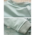 thumbnail image 7 of Children Clothing Boys Outfits Cartoon Elephant Clothes Set Tops Pants Sweatshirt Pullover Two Pieces 2-5Years Light green 110cm, 7 of 7