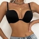 thumbnail image 3 of Gibobby Brasier deportivo para mujer Sujetador informal sin costuras para mujer(Negro,85B), 3 of 5