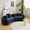 Dark Blue, variant on 109" Nordic Curved Oversized Sofa Couch, Sofas For Living Room with Skin-Friendly Fabric, Oversized Modular Sofa with Quick Recovery for Multi Indoor Scenarios, Brown