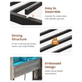 thumbnail image 2 of Farmhouse Twin Daybed With Bookcase & Charging Station Corner Bed Frame With Led Lights & 2 Storage Drawers, 2 of 12