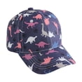 thumbnail image 5 of Kids Wide Brim Sun Hat With Cartoon Dino Print For And Fall Casual Baseball Cap For Everyday Wear, 5 of 5