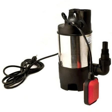 ALEKO AP202-3 Submersible Dirty/Clean Water Pump 1 HP 3560 Gallons Per Hour with Float Switch Drain Pump, Stainless Steel Housing