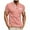 A0226-Pink, variant on POTETI Short Sleeve Polo Shirts for Men High Neck Casual Shirts Pocekts Solid Regular Fit Tops