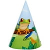 Jungle Party Cone Hats, 8-Pack