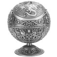 thumbnail image 1 of Cenicero Vintage, Cenicero De Aleación De Zinc, Patrón De Relieve De Dragón Tridimensional Resistente Al Desgaste Para Familias De Hoteles, 1 of 8