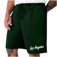 thumbnail image 1 of Mens Casual Shorts Lace-Up Elástico Cintura Bolsillo Ejercicio Fitness Hogar Pantalones de Media Longitud para Diario, 1 of 6