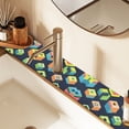 thumbnail image 2 of Yayeee Faucet Mat for Kitchen Sink 30" Diatomite Long Splash Guard Pad, Green Cubes, 2 of 7