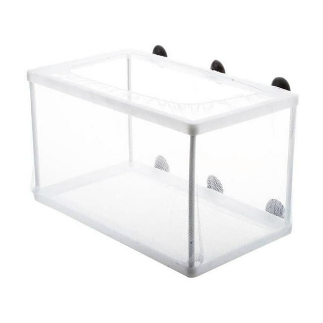 Red de cría para acuarios, caja de aislamiento para cría de peces grandes, plástico I2Y7 NUEVO W3N3