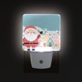 thumbnail image 3 of Cute Santa Dwarfs and Christmas Street View LED Night Light Sensor Lamp Plug-in Adjustable Brightness 2 Pack, 3 of 7