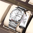 thumbnail image 2 of Reloj De Cuarzo Inoxidable Luminoso De Lujo Hombre Adultos Xtellar azul, 2 of 4