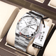 thumbnail image 2 of Reloj De Cuarzo Inoxidable Luminoso De Lujo Hombre Adultos Xtellar azul, 2 of 4
