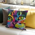 thumbnail image 3 of BANET   Throw Pillow Case Covers Personalized Photo/Text Decorative Pillowcase Square Cushion Covers for Bed Sofa Couch Chair, Christmas Birthday Gifts for Family Friends 20x20in, 3 of 5
