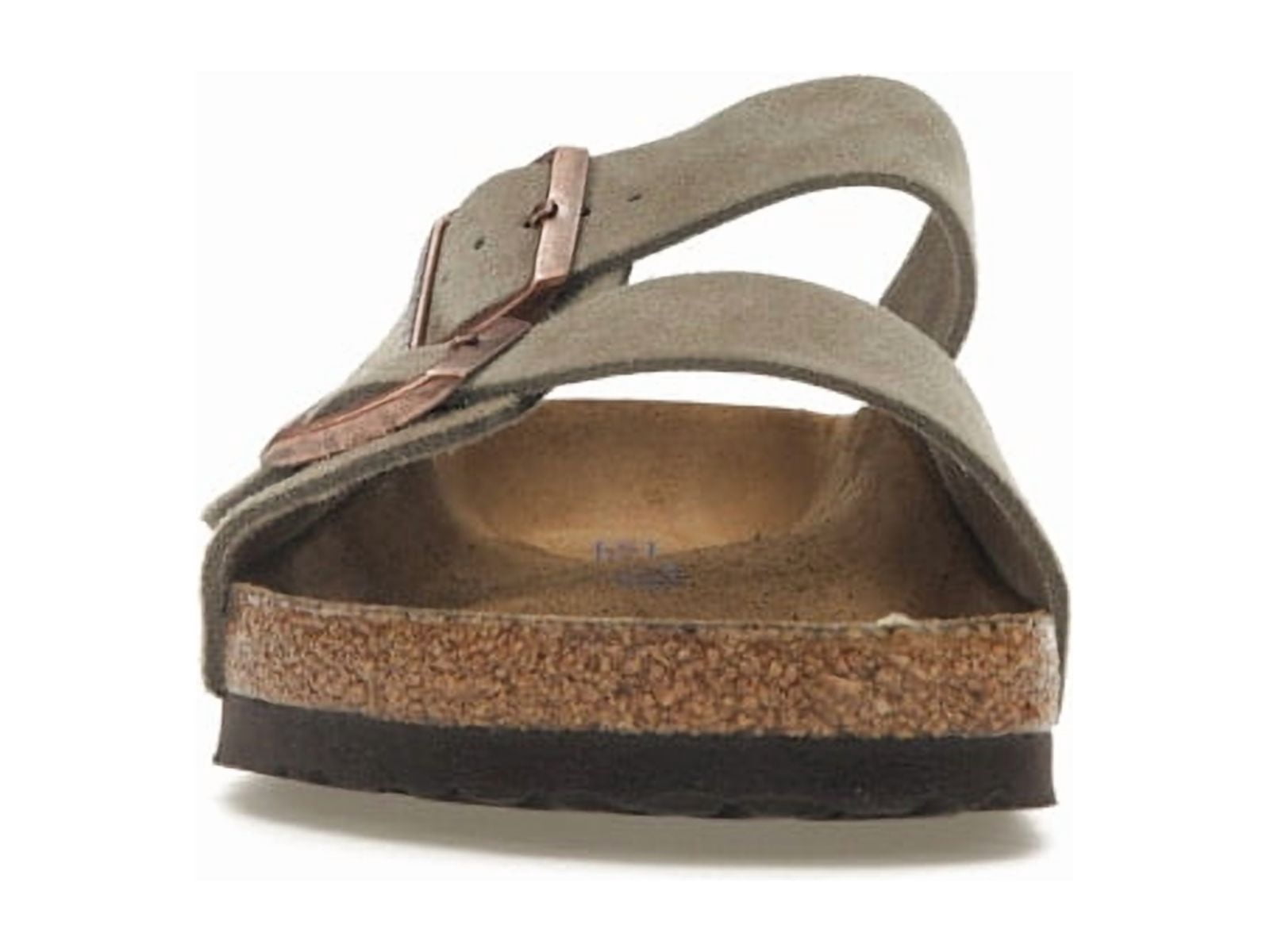 Birkenstock Unisex Arizona Soft Footbed Suede Taupe Sandals, from StockX