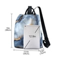 thumbnail image 3 of FORMRS Women's Travel Backpack Purse Anti-theft Hidden Pockets Casual Shoulder Bag, Abstract Marble Pattern, 3 of 7