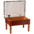 thumbnail image 3 of Frenchi Furniture Queen Anne Style Footstool w/ Storage, 3 of 5